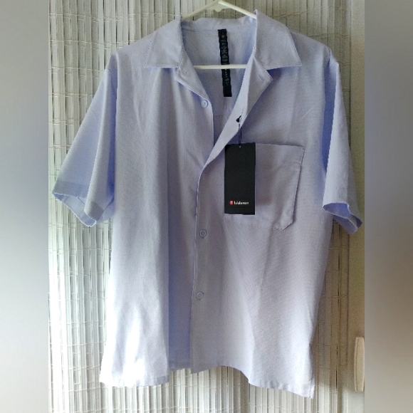 lululemon athletica Other - Lululemon Airing Easy Button Down Camp Collar Shirt - Men's Size Small- NWT!